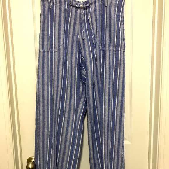 Just Living Pants & Jumpsuits Just Living Striped Pants Linen